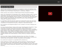Tablet Screenshot of hansdejongmusic.com